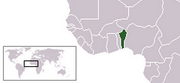 République du Bénin - Carte