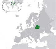 République de Biélorussie - Carte