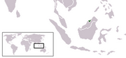 Государство Бруней-Даруссалам - Местоположение