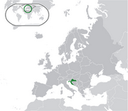 République de Croatie - Carte