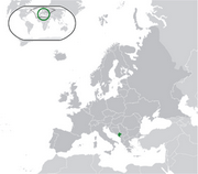Республика Черногория - Местоположение