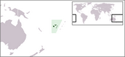 République des îles Fidji - Carte
