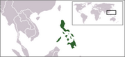 République des Philippines - Carte