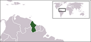 Кооперативная Республика Гайана - Местоположение