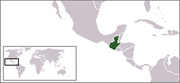 Республика Гватемала - Местоположение