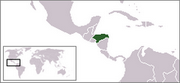 Республика Гондурас - Местоположение