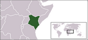 République du Kenya - Carte