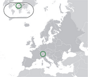 Principauté de Liechtenstein - Carte