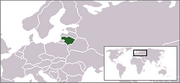 Литовская Республика - Местоположение