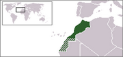Królestwo Maroka - Położenie