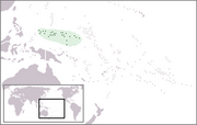 États fédérés de Micronésie - Carte
