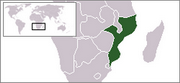 République du Mozambique - Carte