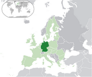 Федеративная Республика Германия - Местоположение