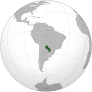 Республика Парагвай - Местоположение