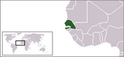 Республика Сенегал - Местоположение