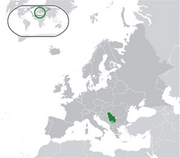 塞尔维亚 - 地點