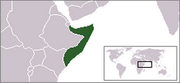 République de Somalie - Carte