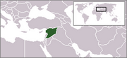 République arabe syrienne - Carte