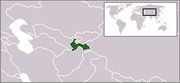 Республика Таджикистан - Местоположение
