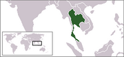 Royaume de Thaïlande - Carte