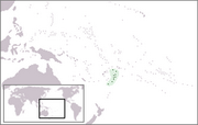 Royaume de Tonga - Carte
