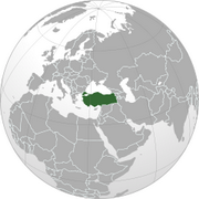 Турецкая Республика - Местоположение