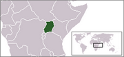 Республика Уганда - Местоположение