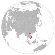 Социалистическая Республика Вьетнам - Местоположение
