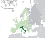 République italienne - Carte