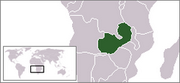 République de Zambie - Carte